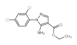 Ethyl 5-Amino-1-(2,4-dichlorophenyl)-1H-pyrazole-4-carboxylate picture