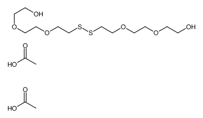 acetic acid,2-[2-[2-[2-[2-(2-hydroxyethoxy)ethoxy]ethyldisulfanyl]ethoxy]ethoxy]ethanol Structure