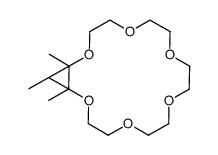 2,2,3,3-tetramethyl-1,4,7,10,13,16-hexaoxacyclooctadecane Structure