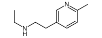 N-ethyl-6-methylpyridine-3-ethylamine structure