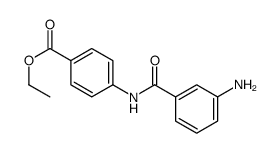 ethyl 4-[(3-aminobenzoyl)amino]benzoate结构式