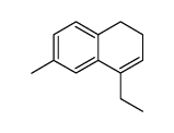 4-ethyl-6-methyl-1,2-dihydro-naphthalene结构式