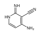 2,4-diaminopyridine-3-carbonitrile结构式