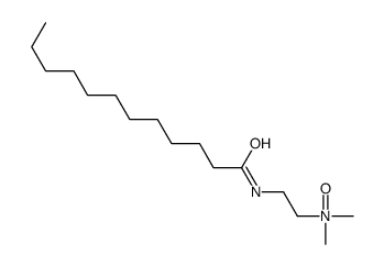 2-(dodecanoylamino)-N,N-dimethylethanamine oxide Structure