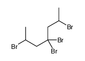 2,4,4,6-tetrabromoheptane Structure