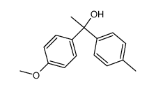 1-(4-Methoxy-phenyl)-1-p-tolyl-ethanol结构式