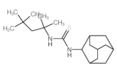 Thiourea,N-(1,1,3,3-tetramethylbutyl)-N'-tricyclo[3.3.1.13,7]dec-2-yl-结构式