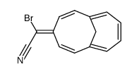 2-((2Z,5Z)-bicyclo[5.4.1]dodeca-1(11),2,5,7,9-pentaen-4-ylidene)-2-bromoacetonitrile结构式