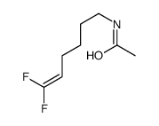 N-(6,6-difluorohex-5-enyl)acetamide结构式