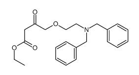 ethyl 4-[2-(dibenzylamino)ethoxy]-3-oxobutanoate Structure