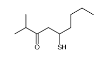 2-methyl-5-sulfanylnonan-3-one Structure