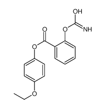 (4-ethoxyphenyl) 2-carbamoyloxybenzoate结构式