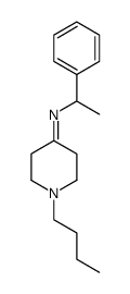 (1-Butyl-piperidin-4-ylidene)-(1-phenyl-ethyl)-amine结构式