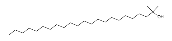 2-methyltricosan-2-ol结构式