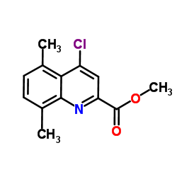 METHYL 4-CHLORO-5,8-DIMETHYLQUINOLINE-2-CARBOXYLATE picture