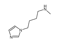 4-imidazol-1-yl-N-methylbutan-1-amine结构式