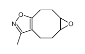 3-methyl-4,5,5a,6a,7,8-hexahydrooxireno[2',3':5,6]cycloocta[1,2-d]isoxazole结构式