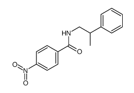 4-nitro-N-(2-phenylpropyl)benzamide Structure