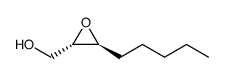 2-Oxiranemethanol, 3-pentyl-, (2S,3S)结构式
