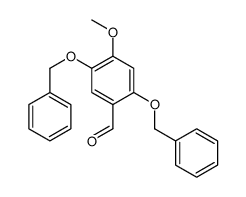 4-methoxy-2,5-bis(phenylmethoxy)benzaldehyde Structure