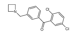 3'-AZETIDINOMETHYL-2,5-DICHLOROBENZOPHENONE structure