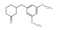 3-(3,5-DIMETHOXYBENZYL)CYCLOHEXANONE Structure