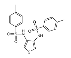 4-methyl-N-[4-[(4-methylphenyl)sulfonylamino]thiophen-3-yl]benzenesulfonamide Structure