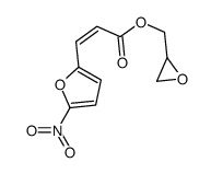 oxiran-2-ylmethyl 3-(5-nitrofuran-2-yl)prop-2-enoate结构式