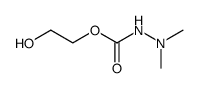 3,3-dimethyl-carbazic acid-(2-hydroxy-ethyl ester) Structure