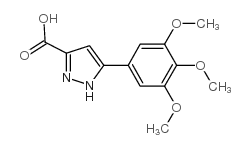 5-(3,4,5-trimethoxyphenyl)-4H-pyrazole-3-carboxylic acid Structure