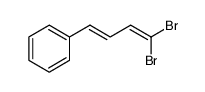 Benzene, (4,4-dibromo-1,3-butadien-1-yl) Structure