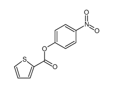 2-Thiophenecarboxylic acid, 4-nitrophenyl ester结构式