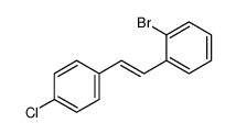 1-bromo-2-[2-(4-chlorophenyl)ethenyl]benzene结构式