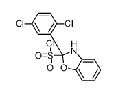 2-(2,5-dichlorophenyl)-3H-1,3-benzoxazole-2-sulfonyl chloride Structure