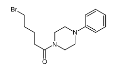 5-bromo-1-(4-phenylpiperazin-1-yl)pentan-1-one Structure