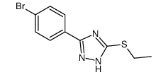 5-(4-bromophenyl)-3-ethylsulfanyl-1H-1,2,4-triazole Structure