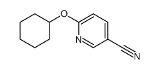 6-(cyclohexyloxy)nicotinonitrile结构式
