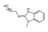 2-[(1-methylbenzimidazol-2-yl)amino]ethanol,hydrochloride Structure