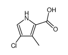 4-Chloro-3-methyl-1H-pyrrole-2-carboxylic acid Structure