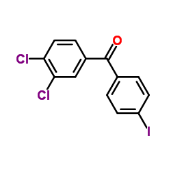 (3,4-Dichlorophenyl)(4-iodophenyl)methanone Structure