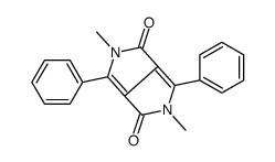2,5-dimethyl-1,4-diphenylpyrrolo[3,4-c]pyrrole-3,6-dione结构式
