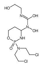 1-[2-[bis(2-chloroethyl)amino]-2-oxo-1,3,2λ5-oxazaphosphinan-4-yl]-1-hydroxy-3-(2-hydroxyethyl)urea Structure