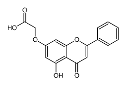 2-(5-hydroxy-4-oxo-2-phenylchromen-7-yl)oxyacetic acid picture