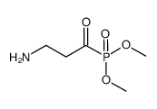 dimethyl (3-aminopropionyl)phosphonate Structure