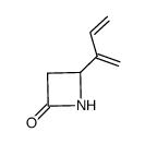 4-[1-methyleneprop-2-enyl]azetidin-2-one Structure