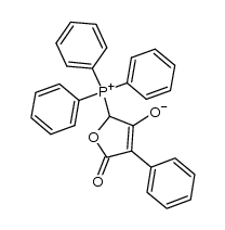 2,5-dihydro-2-oxo-3-phenyl-5-triphenylphosphoniumfuran-4-olate Structure