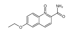 6-ethoxy-1-oxy-quinoline-2-carboxylic acid amide结构式