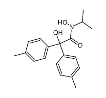 2,N-Dihydroxy-N-isopropyl-2,2-di-p-tolyl-acetamide Structure