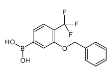 3-(Benzyloxy)-4-(trifluoromethyl)phenylboronic acid图片