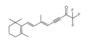 (5E,7E)-1,1,1-Trifluoro-6-methyl-8-(2,6,6-trimethyl-cyclohex-1-enyl)-octa-5,7-dien-3-yn-2-one Structure